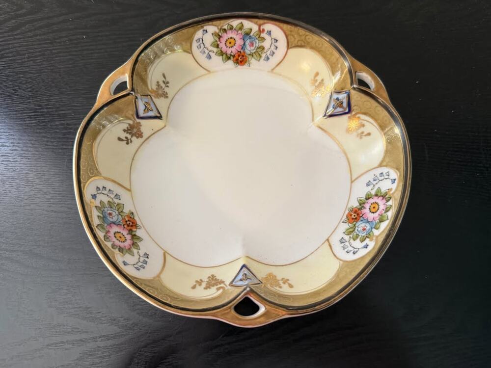 Vintage Noritake Hand Painted Japanese Candy Dish Bowl #326